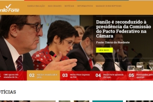 Novo site do Danilo Forte – Deputado Federal
