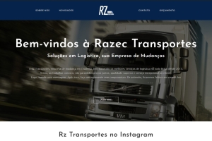 Site Institucional – Razec Transportes – WordPress